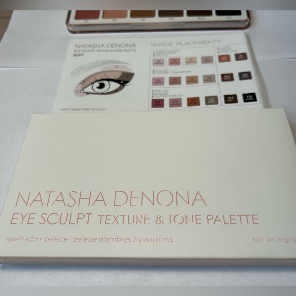NWT🌷Natasha Denona Eye Sculpt Texture & Tone Eyeshadow Pallet (Soft) - Picture 3 of 5